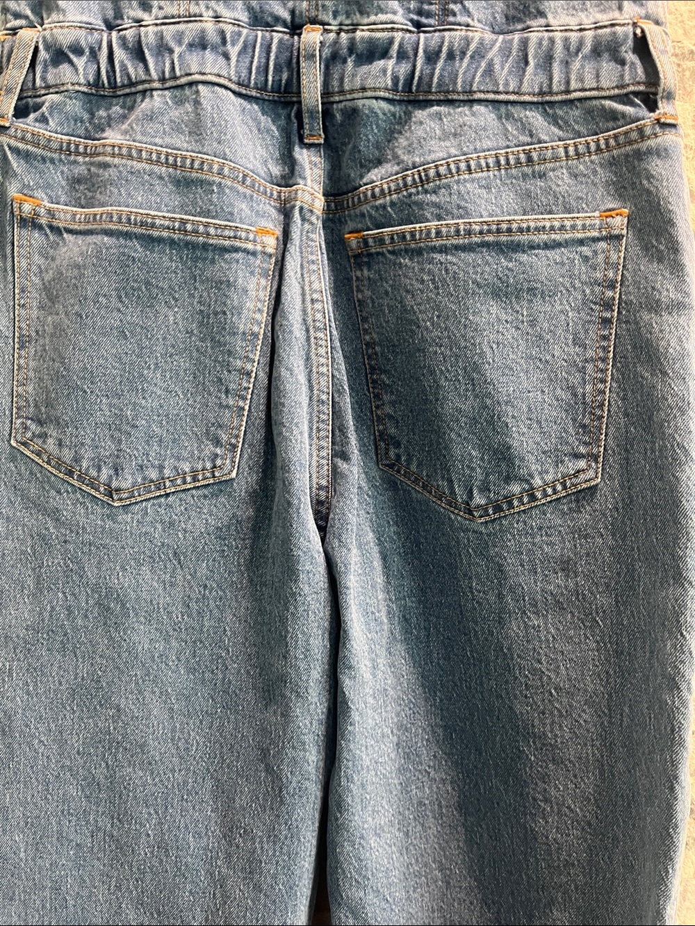 Abercrombie & Fitch Strapless Denim Jumpsuit Sz-M - Picture 16 of 16